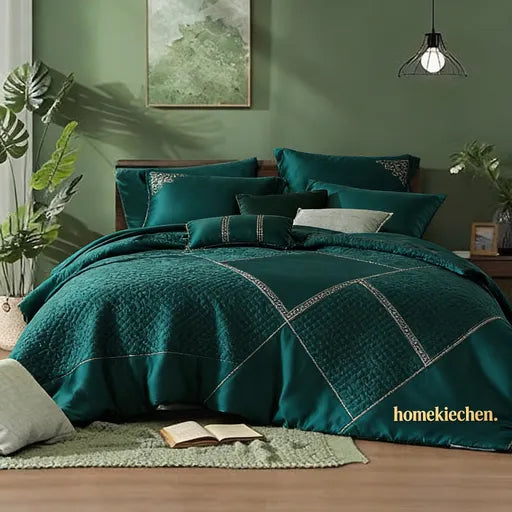 homekiechen® Royal Cloud 4-Piece Luxury Bedding Set – Turn Your Bedroom Into a 5-Star Retreat with Silky, Opulent Comfort for Dreamy Nightly Escapes