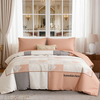 homekiechen® Dreamweaver Cloud-Soft Luxury 4-Piece Bedding Set – Sleep Like Royalty Wrapped in 1000TC Egyptian Cotton Opulence Every Night