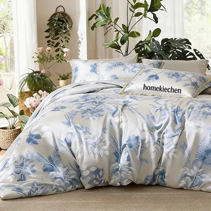 homekiechen® Dreamweaver Cloud-Soft Luxury 4-Piece Bedding Set – Sleep Like Royalty Wrapped in 1000TC Egyptian Cotton Opulence Every Night