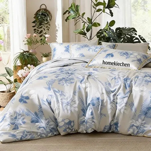 homekiechen® Dreamweaver Cloud-Soft Luxury 4-Piece Bedding Set – Sleep Like Royalty Wrapped in 1000TC Egyptian Cotton Opulence Every Night