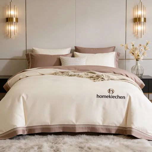 homekiechen® Royal Cloud Luxury 4-Piece Bedding Set - Drift Into Royal Slumbers on a Bed of Opulence Every Night!